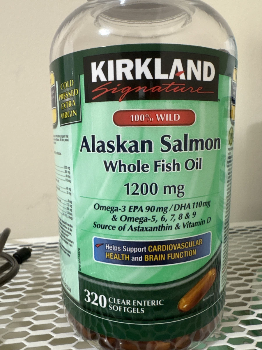 Kirkland Signature 阿拉斯加野生鮭魚油膠囊