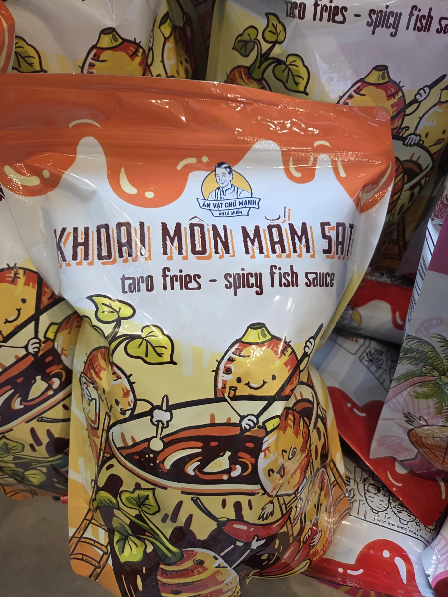 越南 ĂN VẶT CHÚ MẠNH 辣魚露芋頭條