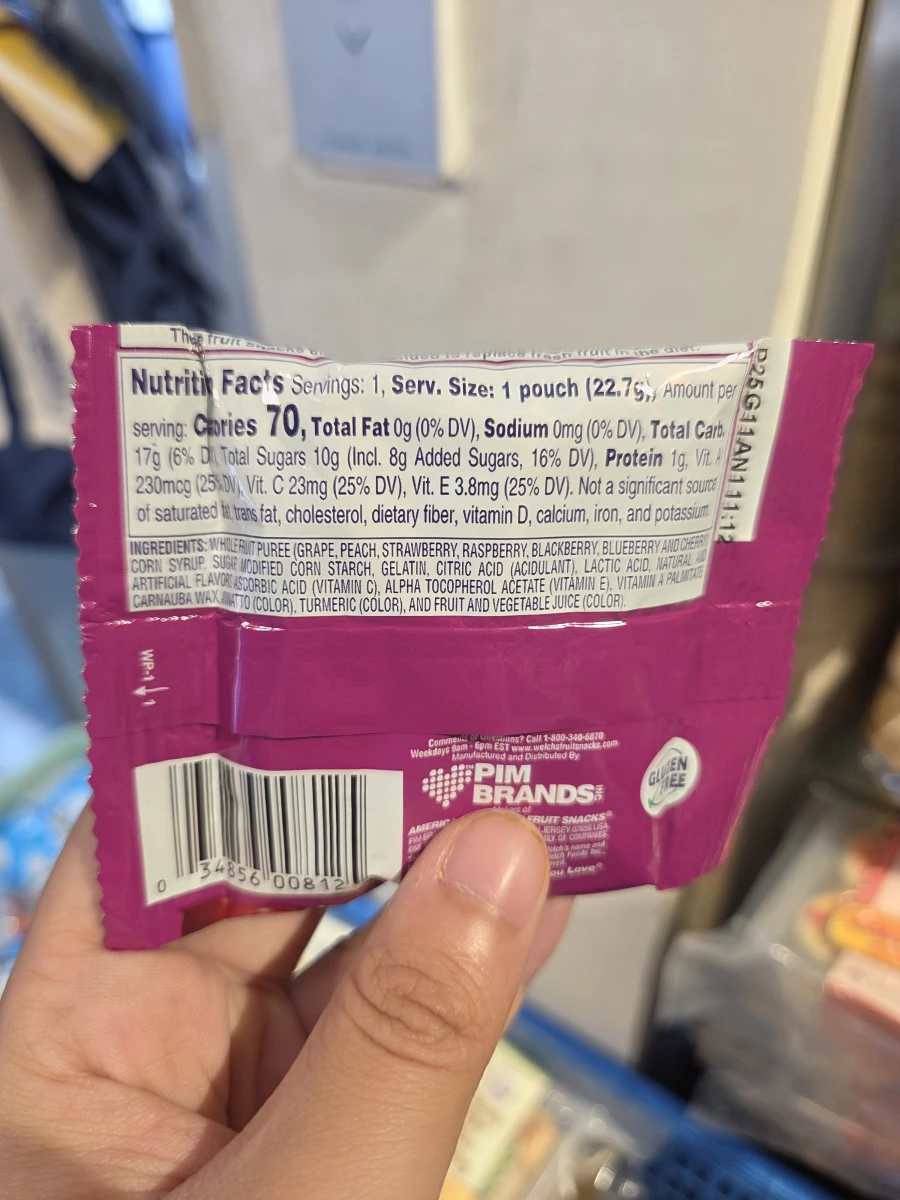 Welch's Berries 'N Cherries Fruit Snacks