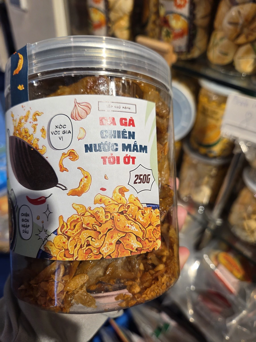 越南蒜辣魚露炸雞皮