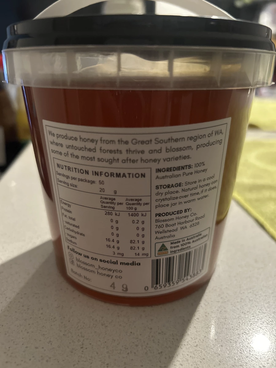 Blossom Honey Co. 澳洲純蜂蜜 (1kg)