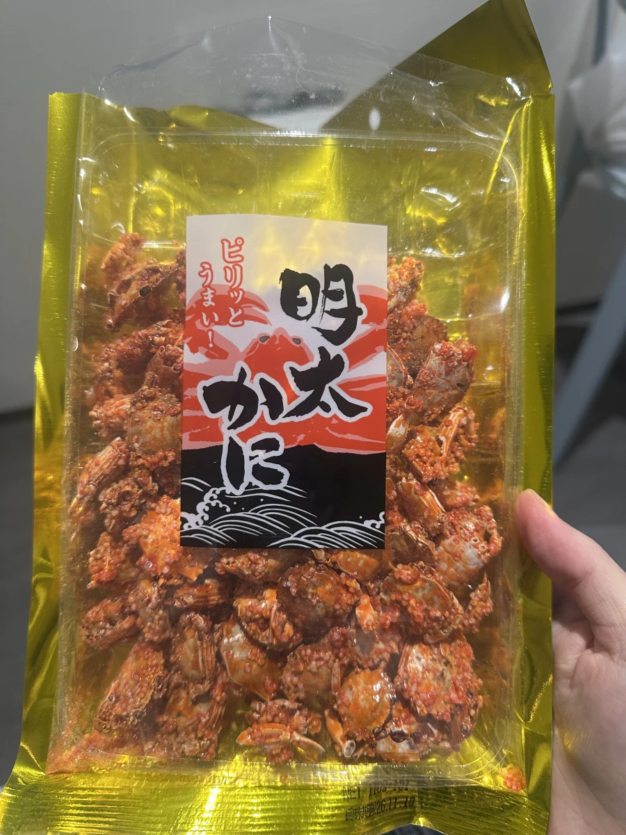 日本明太子風味小螃蟹乾 (明太かに)