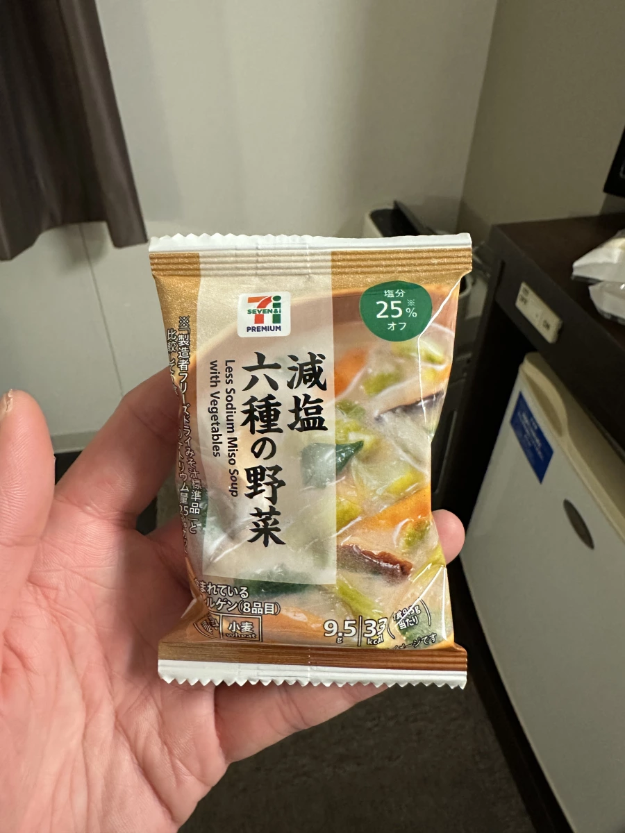 7-Eleven Premium 減鹽六種蔬菜味噌湯