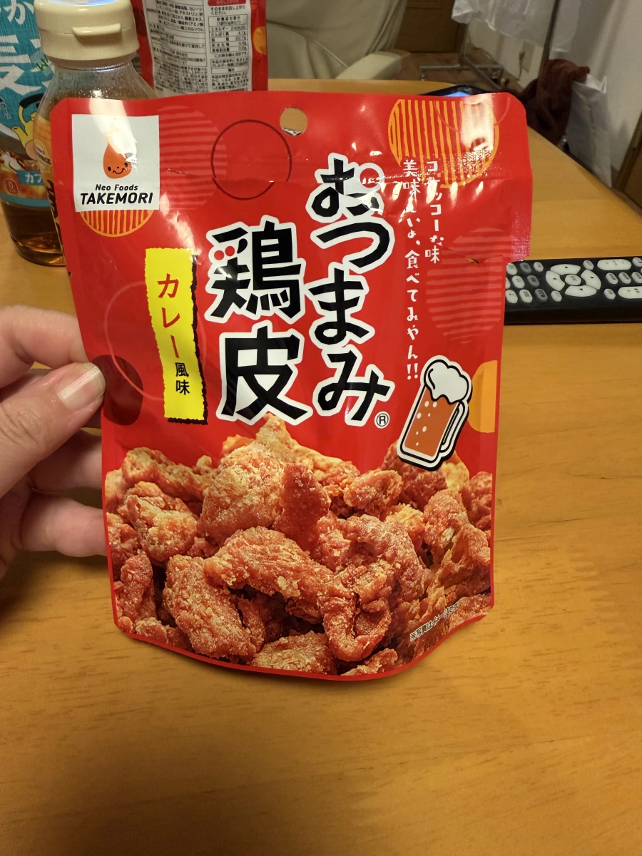 日本 Neo Foods TAKEMORI 咖哩風味炸雞皮