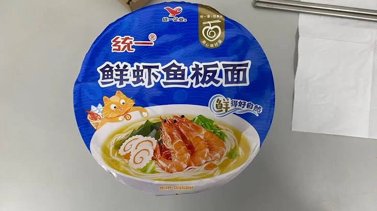 統一鮮蝦魚板麵