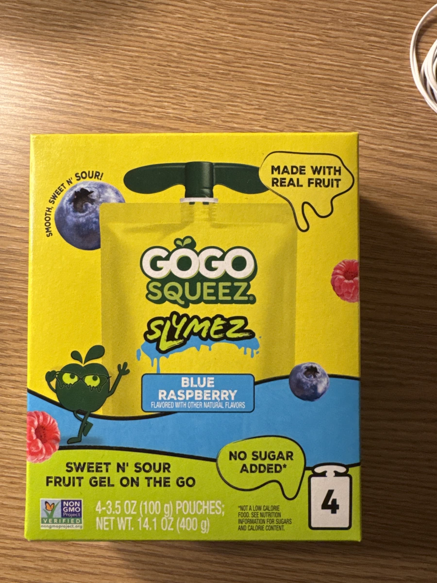 GoGo squeeZ Slymiez 藍莓覆盆子水果泥