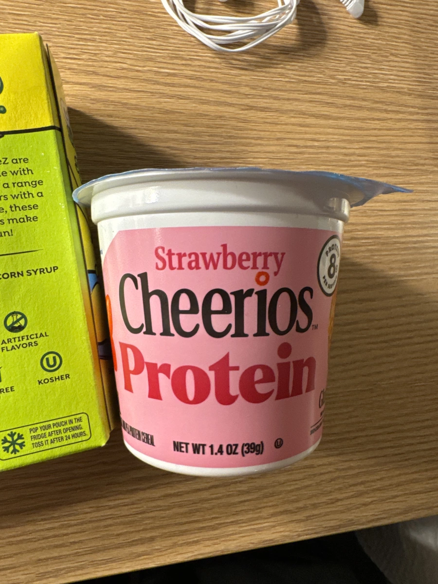 Cheerios 草莓蛋白質穀物麥片杯