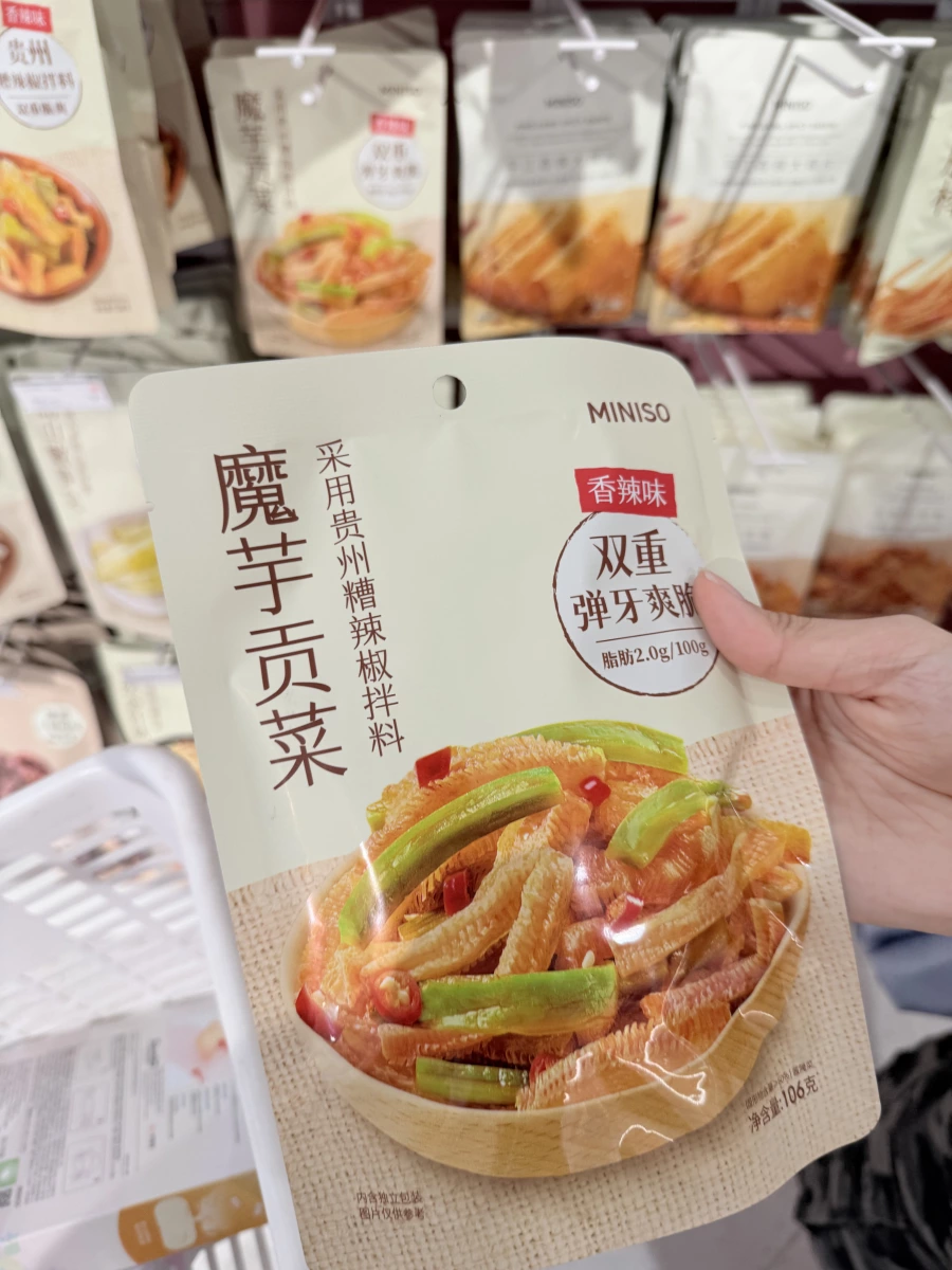 MINISO 魔芋貢菜（香辣味）