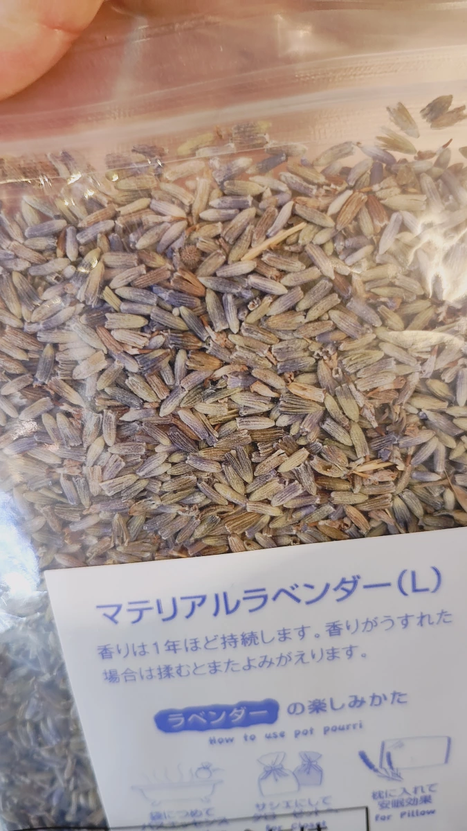 乾燥薰衣草花粒