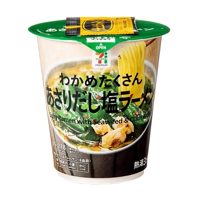 日本 7-11 限定 蛤蜊高湯鹽味海藻泡麵