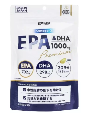 S SELECT EPA & DHA 1000mg 魚油膠囊