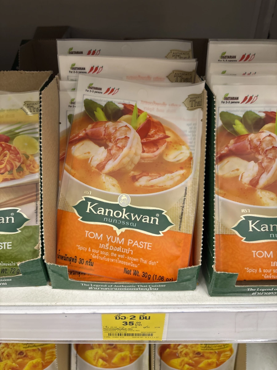 Kanokwan 泰式冬蔭功（酸辣蝦湯）調味醬包