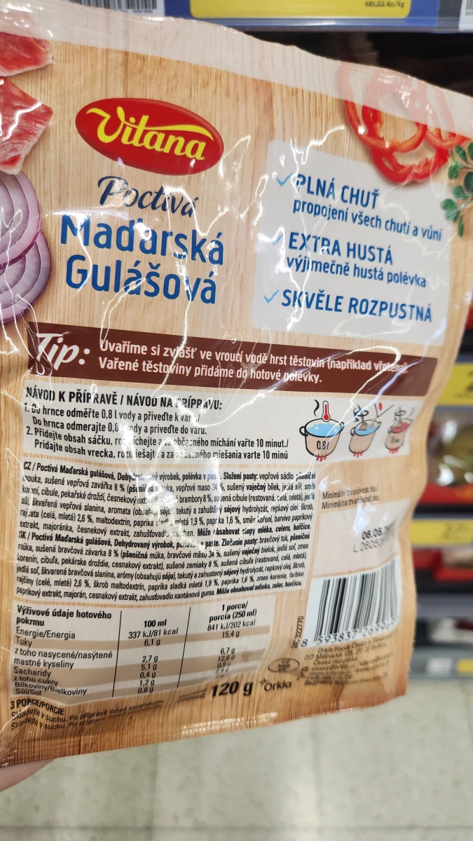 Vitana 匈牙利牛肉湯粉 (Mad'arská Gulášová)