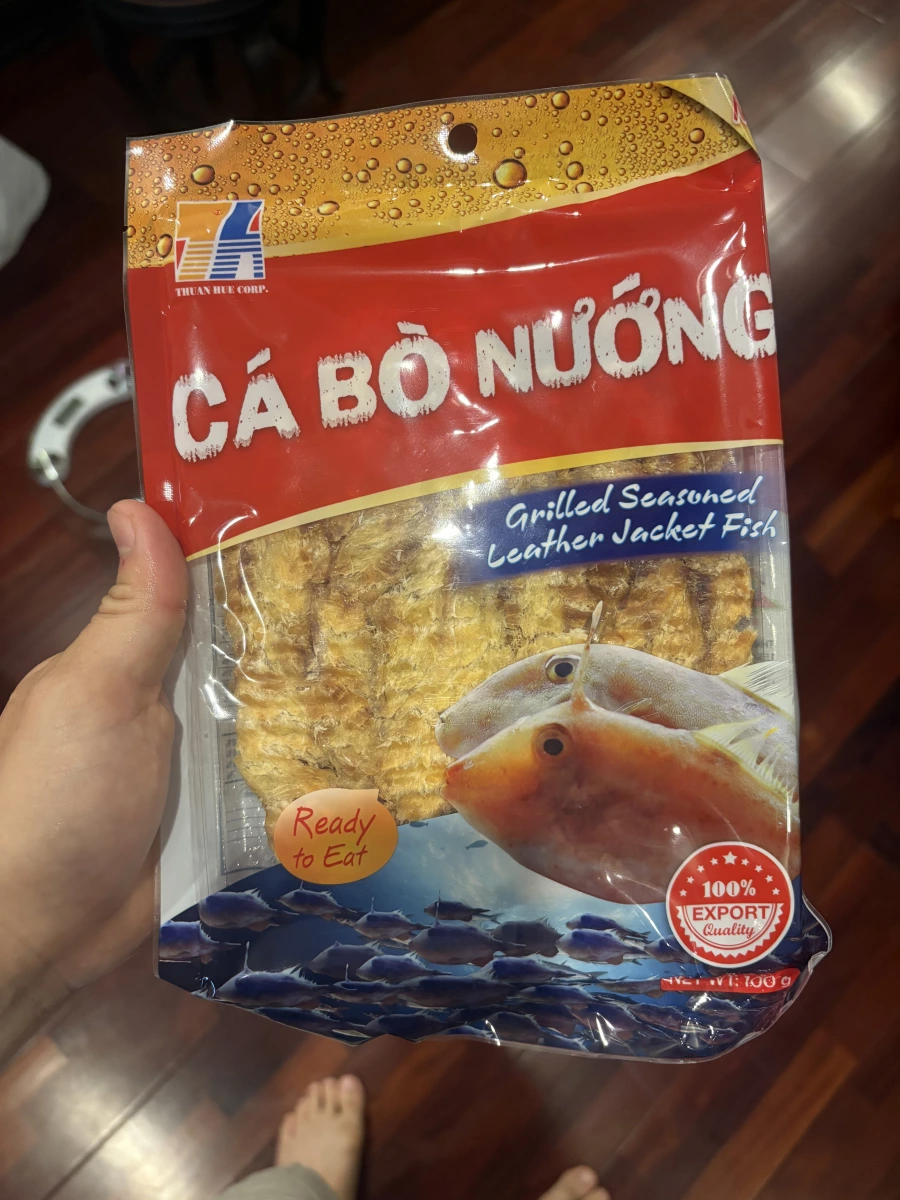 越南烤魚片 (CÁ BÒ NƯỚNG)