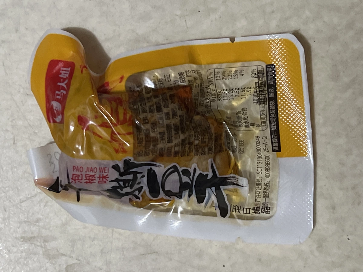 馬大姐泡椒味豆乾