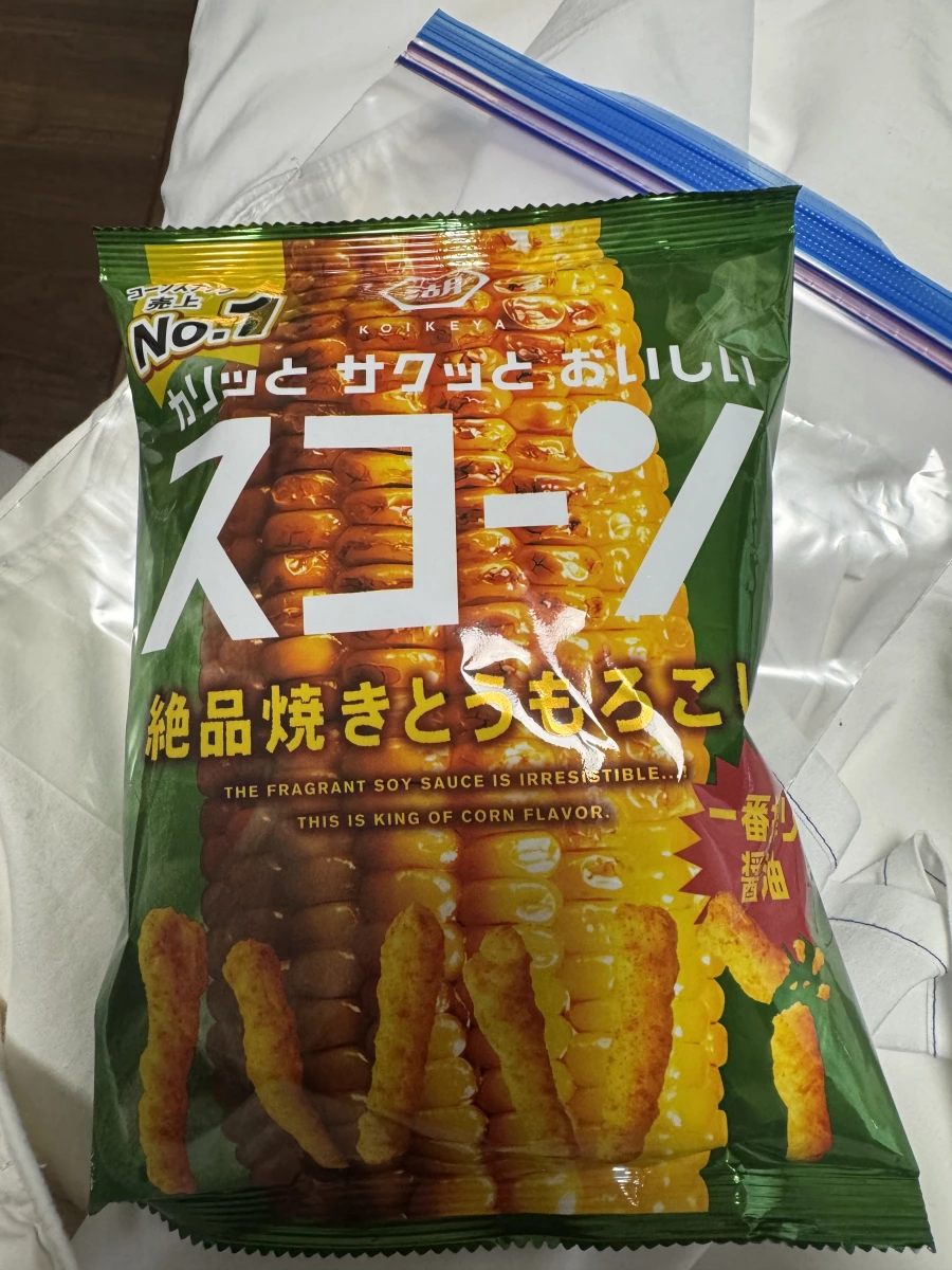 湖池屋 Scone 烤玉米口味脆條