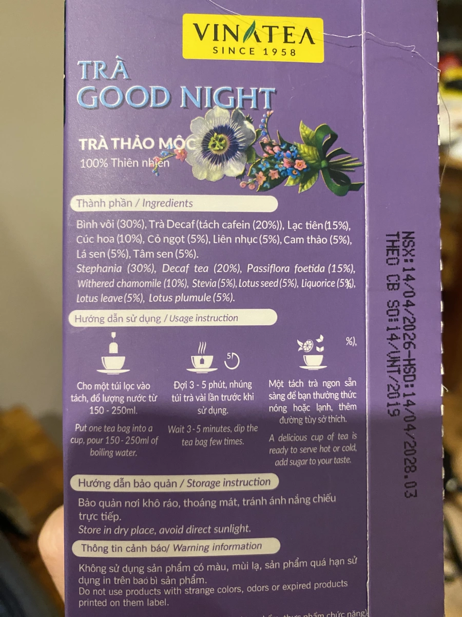 Vinatea 晚安草本茶