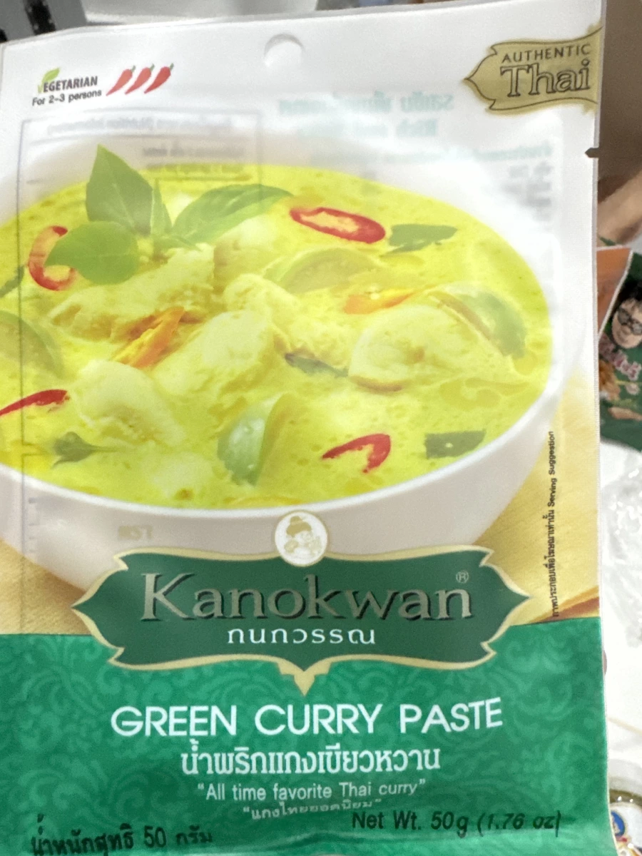 Kanokwan 泰式綠咖哩料理醬包