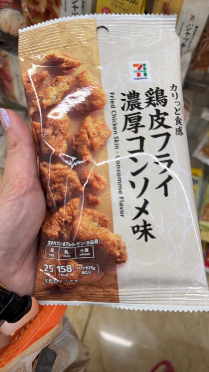 日本 7-11 濃厚雞皮餅乾