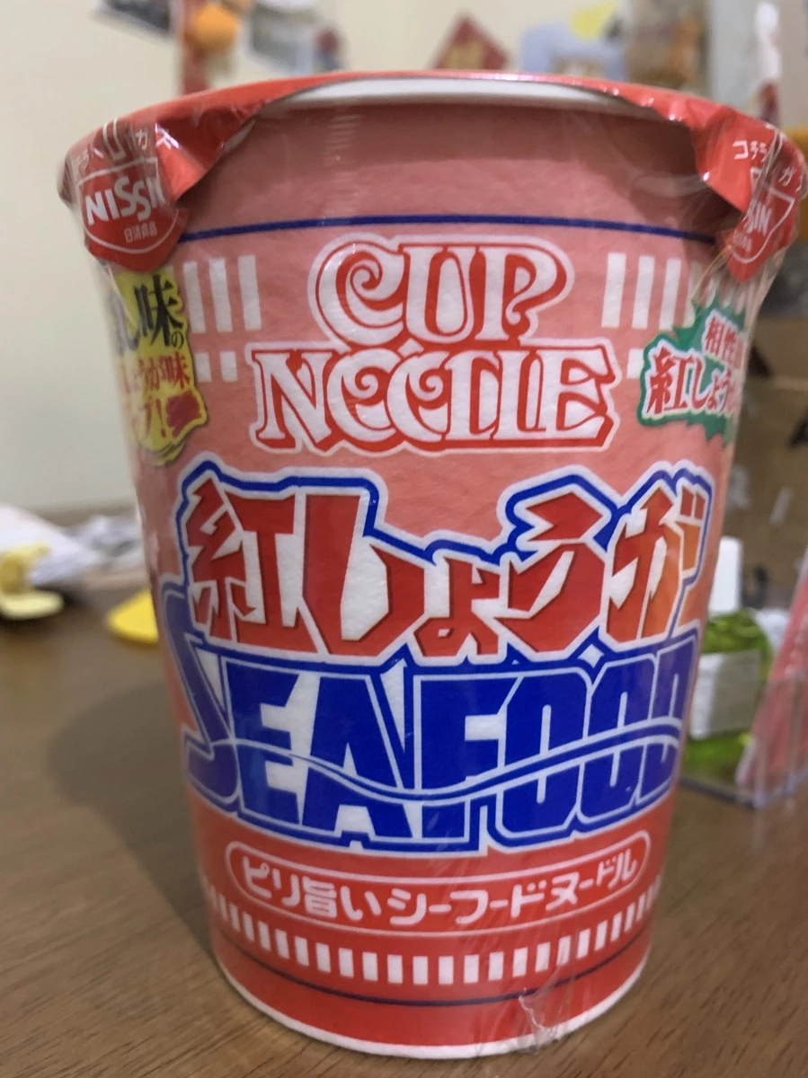 日清杯麵 紅生薑海鮮口味
