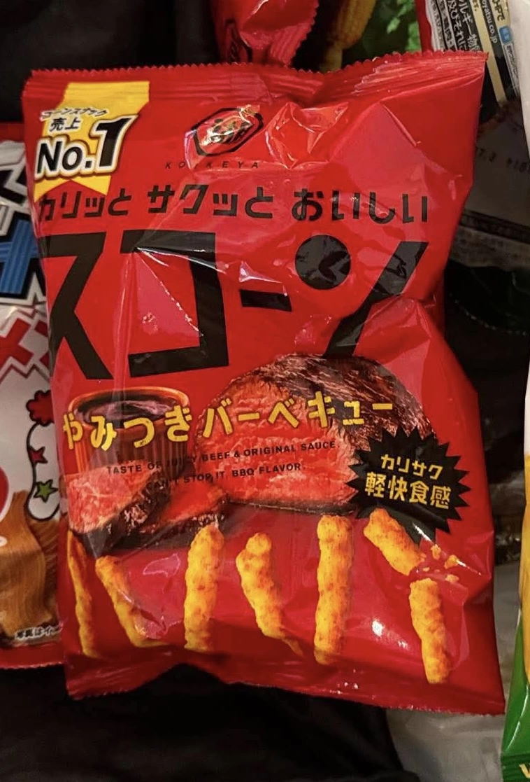 湖池屋 SCONE 燒烤牛肉口味玉米脆條