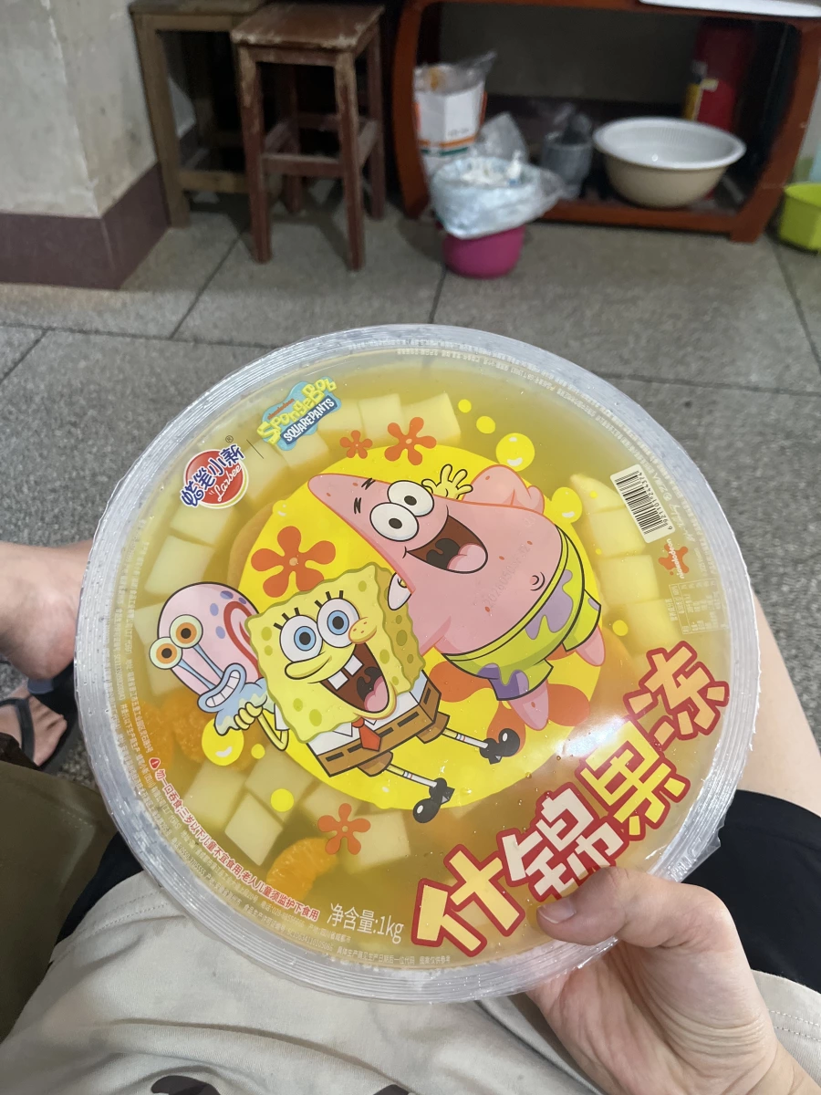 蠟筆小新什錦果凍 (海綿寶寶包裝)