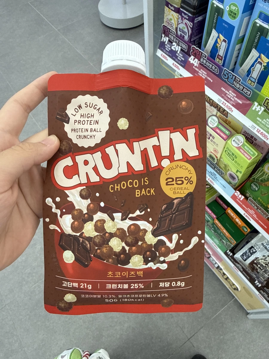 CRUNT!N 巧克力脆球高蛋白代餐奶昔