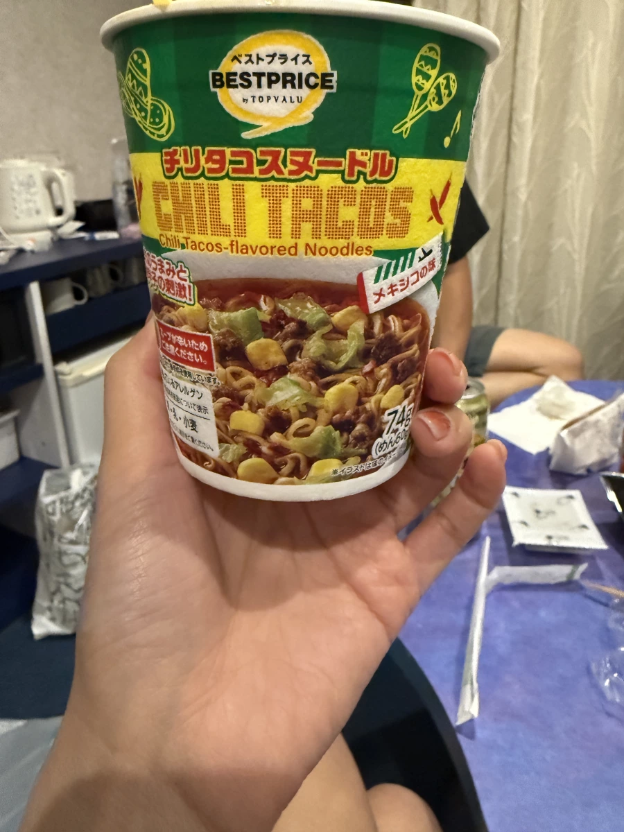 TOPVALU 墨西哥塔可風味杯麵 (Chili Tacos)