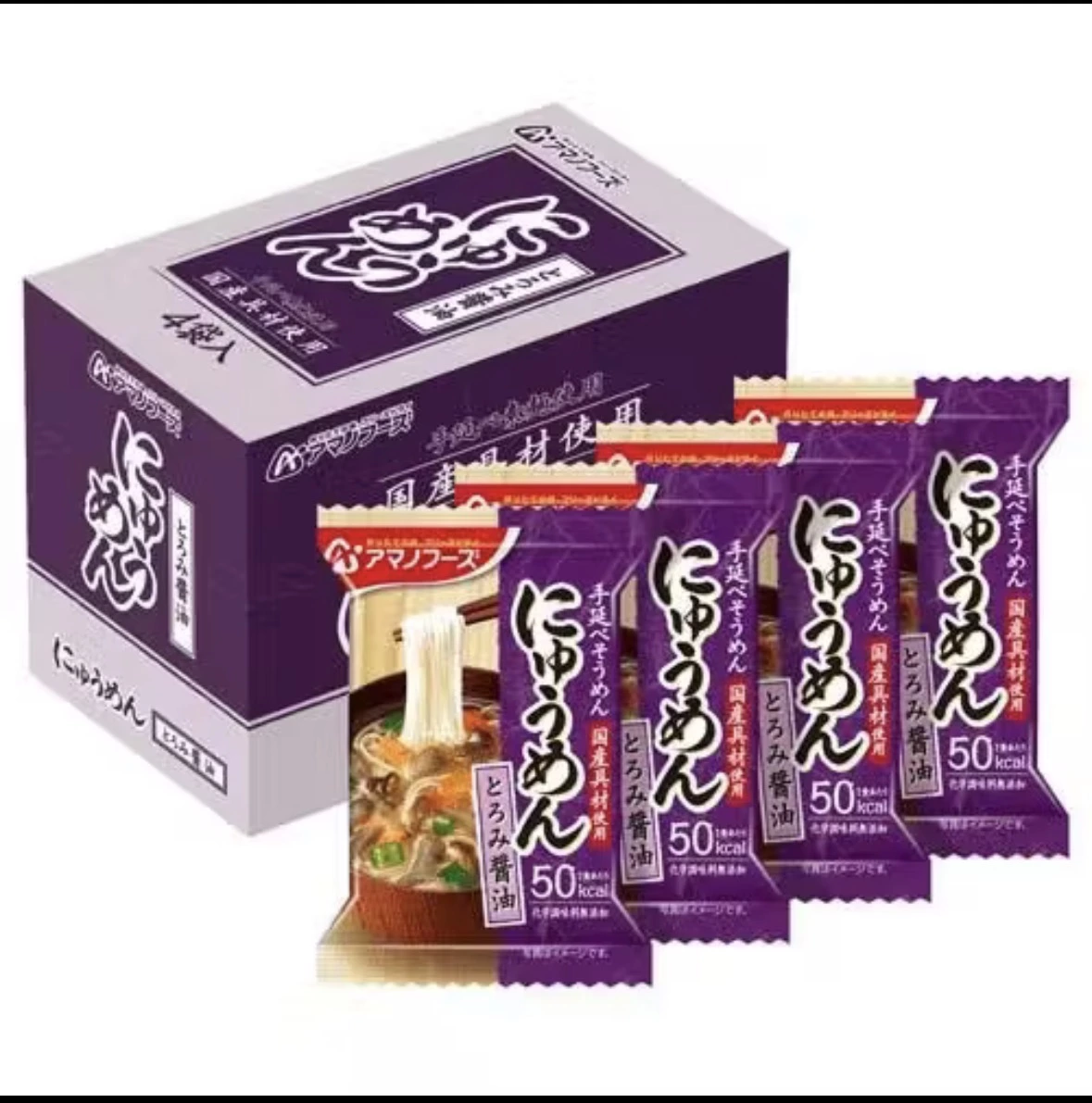 天野實業 (Amano Foods) 濃稠醬油風味手延素麵