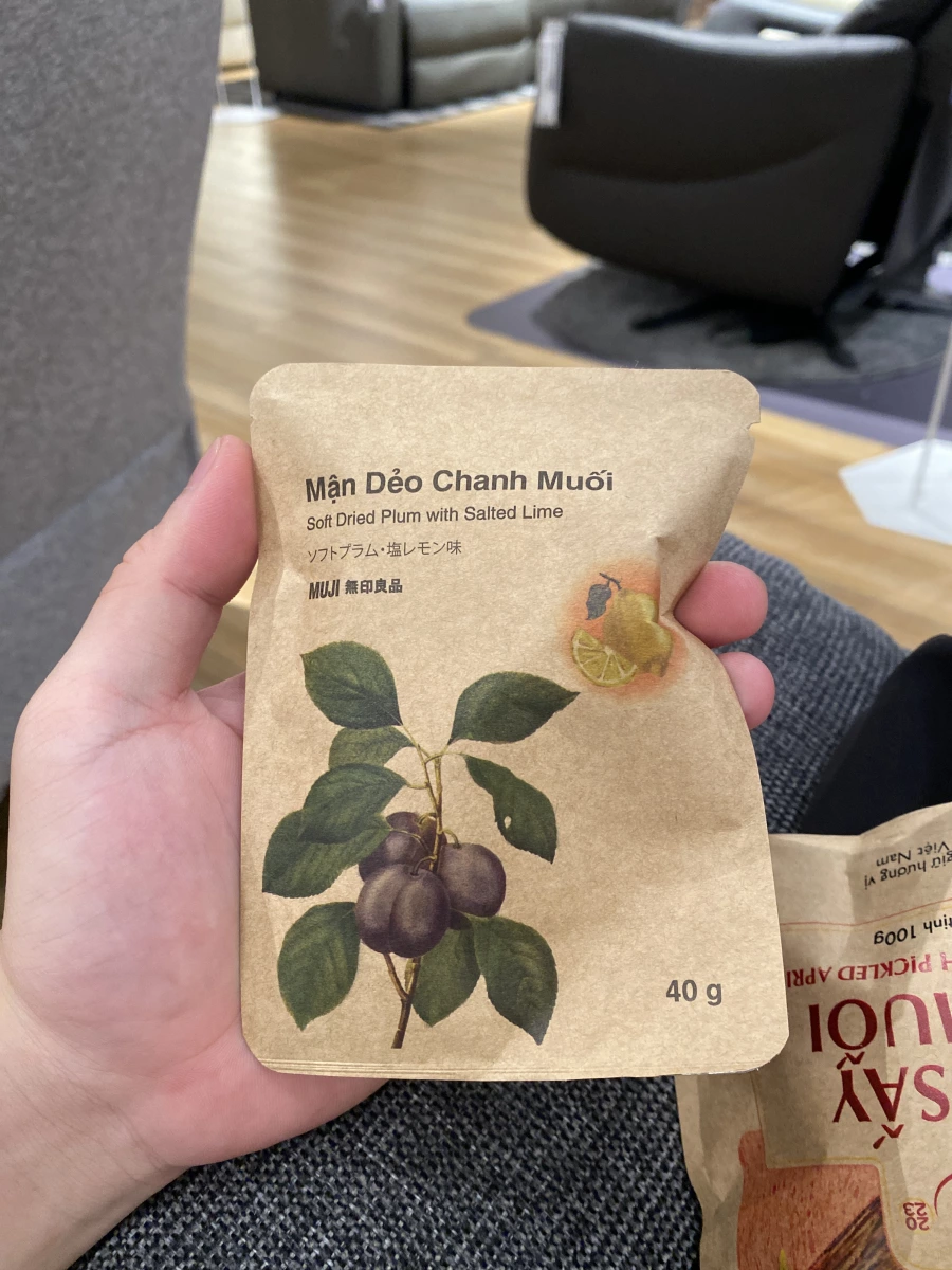 MUJI 無印良品 鹽檸檬味軟李子乾