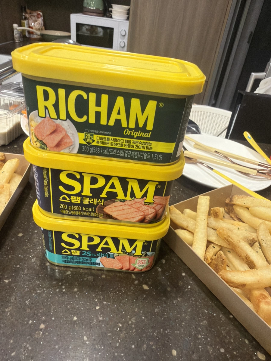 RICHAM 午餐肉罐頭 (Original)、SPAM 午餐肉罐頭 (Classic)等