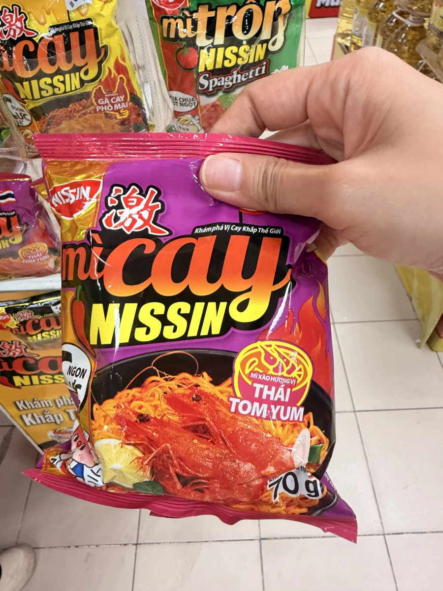 日清 Mì Cay 泰式冬蔭功風味泡麵