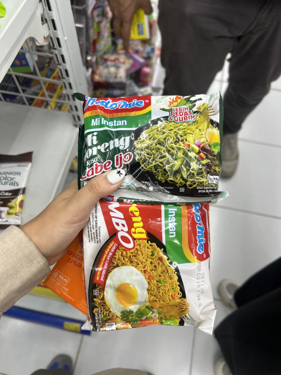 Indomie 營多麵（青辣椒口味）、Indomie 營多麵（原味加大版）等