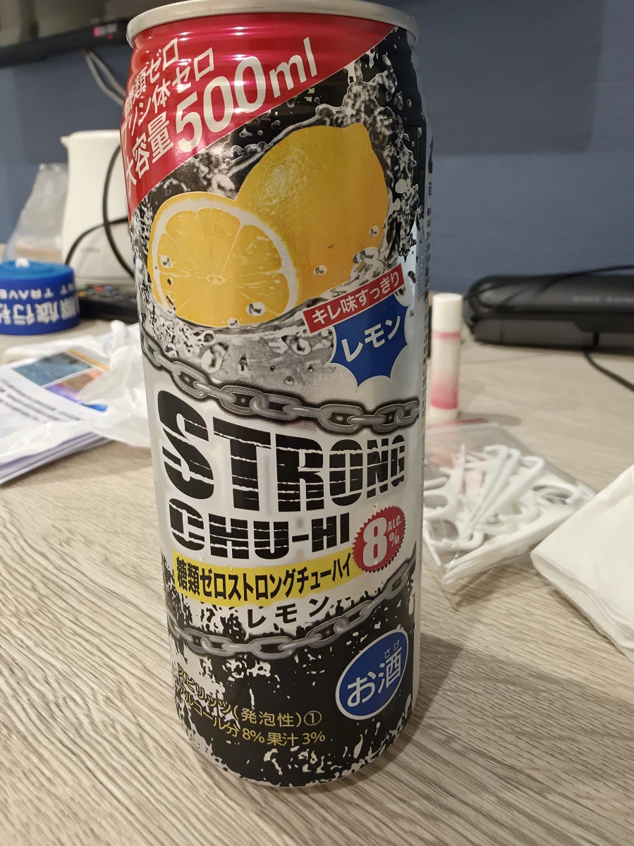 日本 Strong Chu-Hi 檸檬氣泡酒 (500ml)