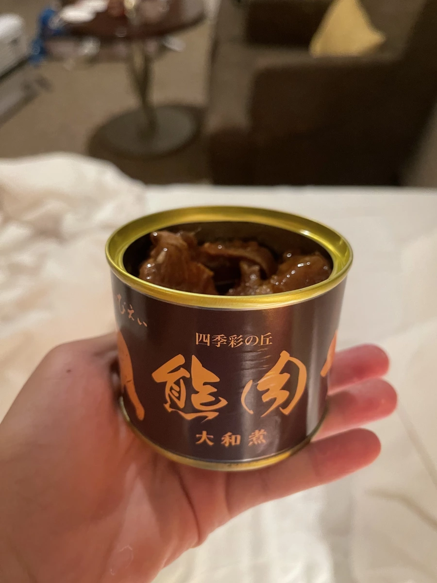 日本熊肉大和煮罐頭