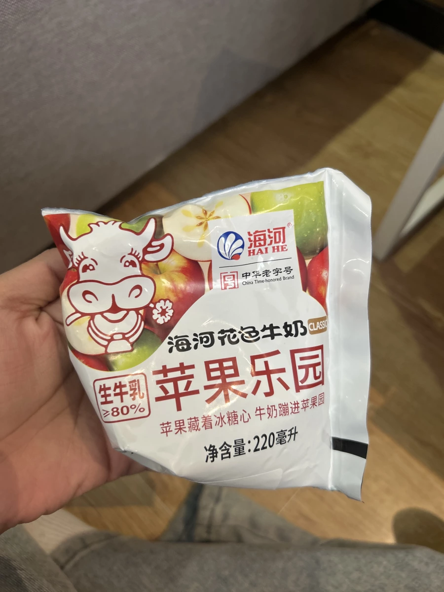 海河蘋果風味調味乳