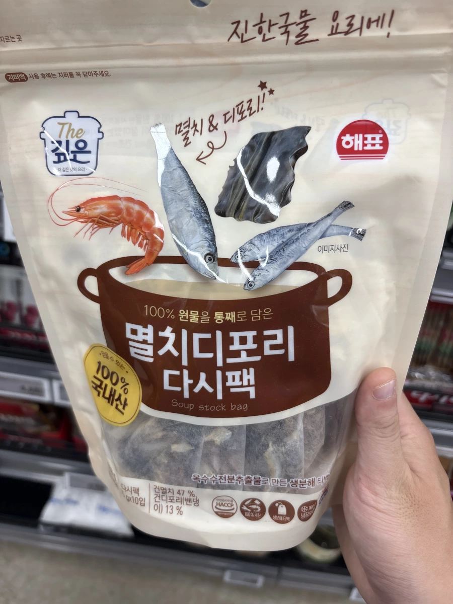 韓國海鮮高湯包 (멸치디포리 다시팩)