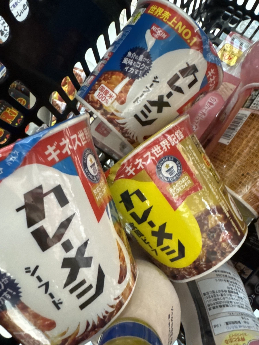 日清咖哩飯（海鮮口味）、日清咖哩飯（歐風咖哩口味）