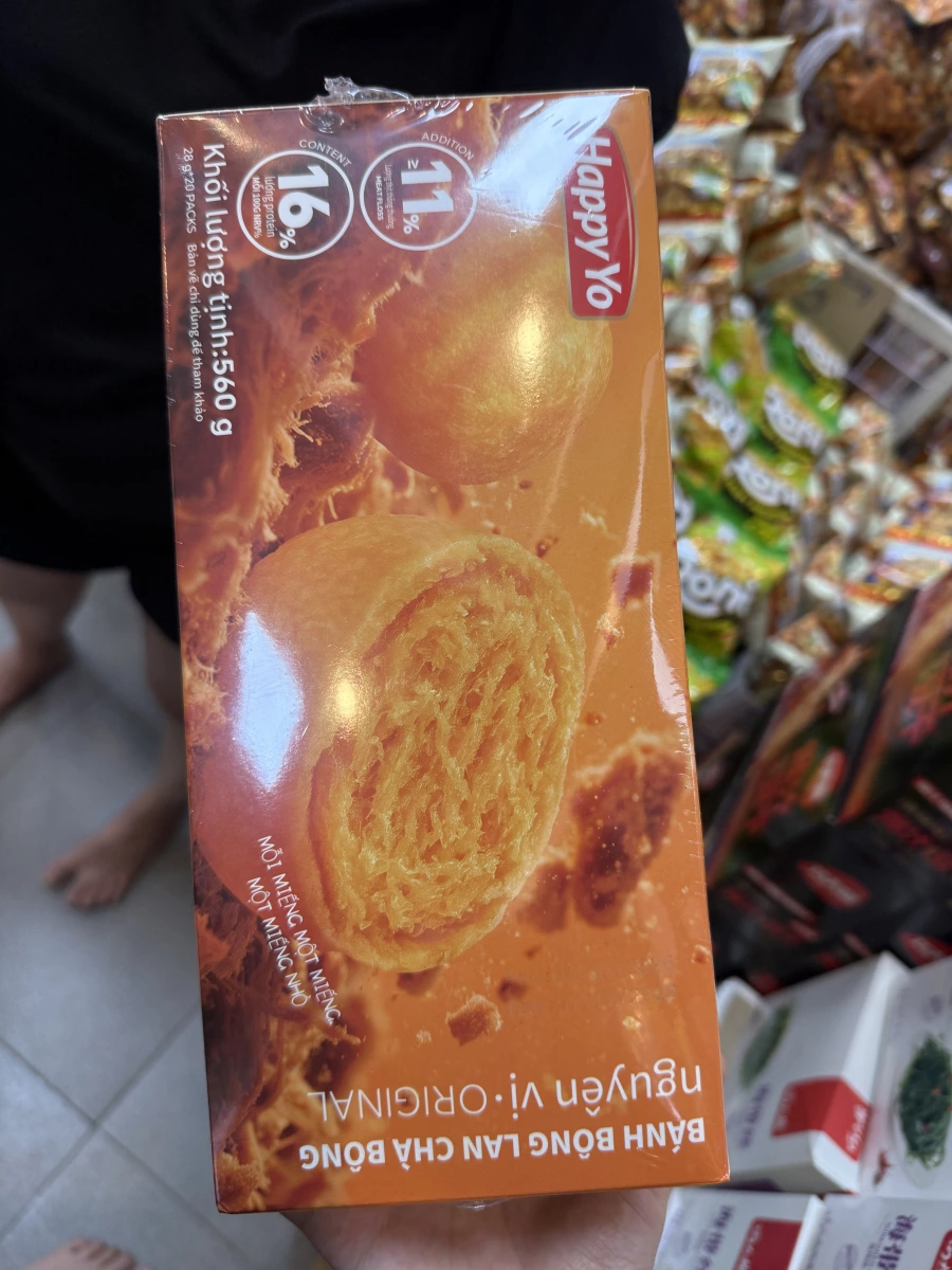 Happy Yo 雞肉鬆蛋糕（Bánh bông lan chà bông）