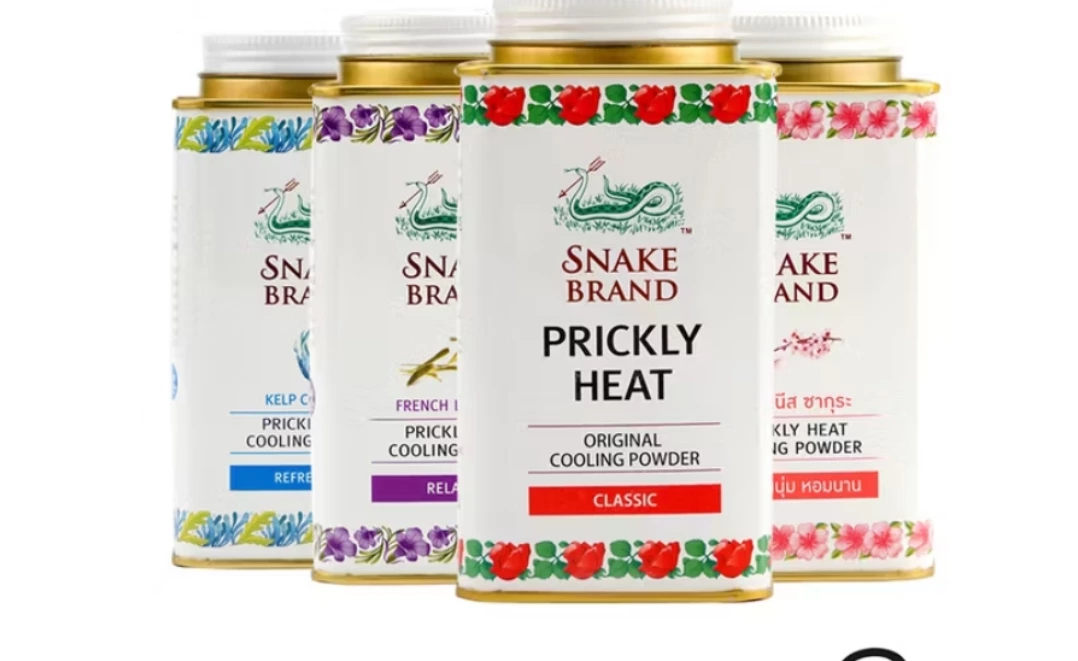 泰國蛇牌爽身粉 (Snake Brand Prickly Heat Cooling Powder)
