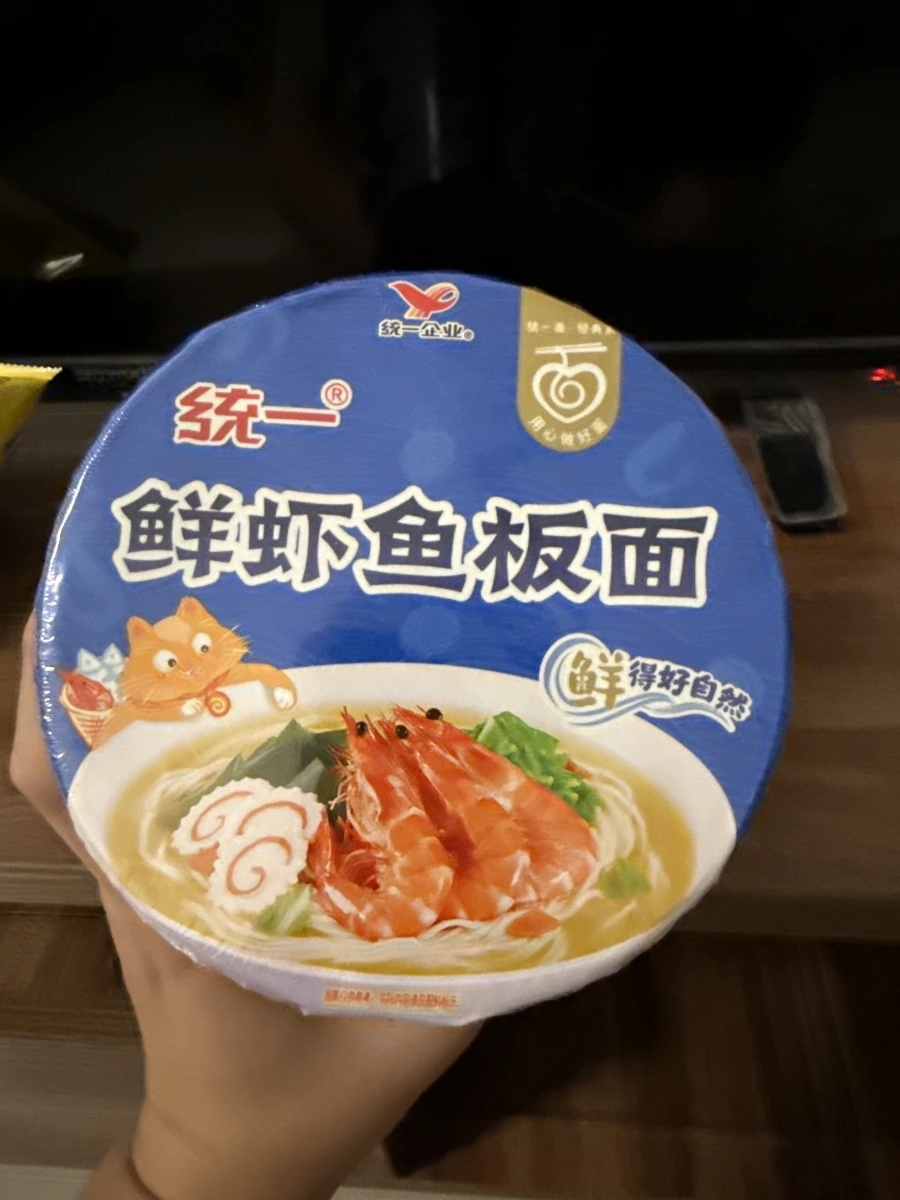 統一鮮蝦魚板面