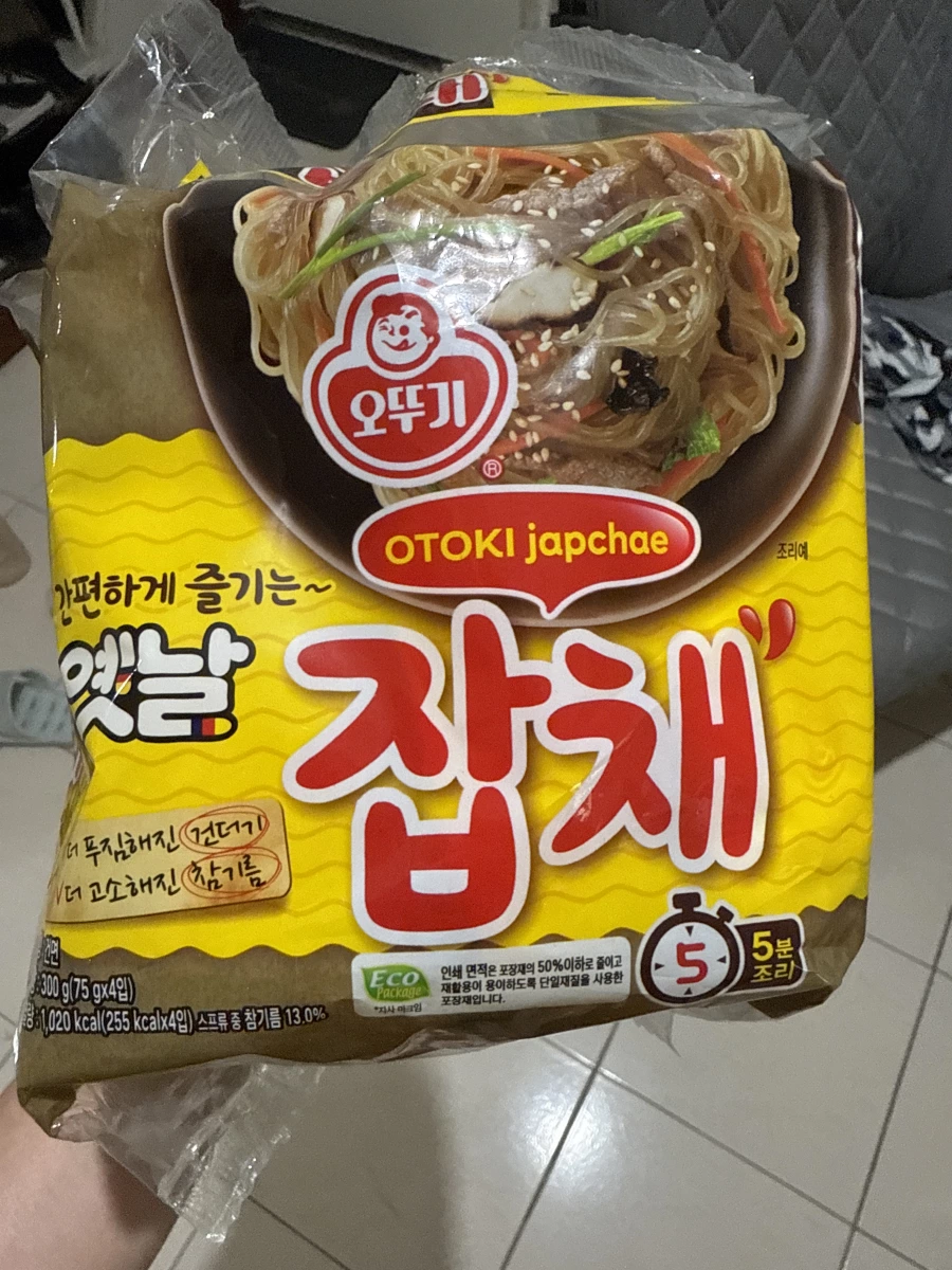不倒翁 (Ottogi) 韓式雜菜冬粉 (Japchae)