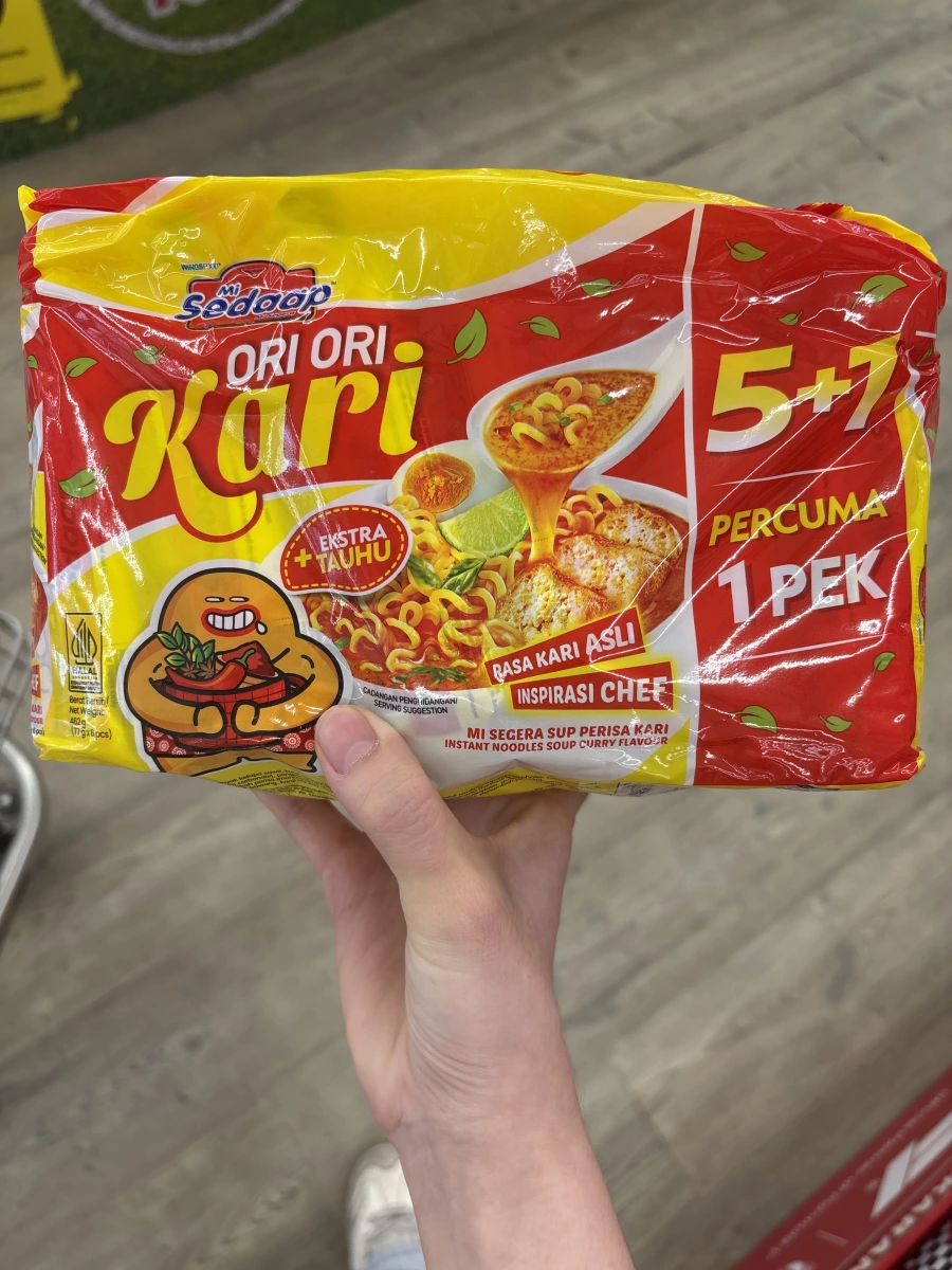 Mi Sedaap 咖哩風味泡麵 (5+1入)