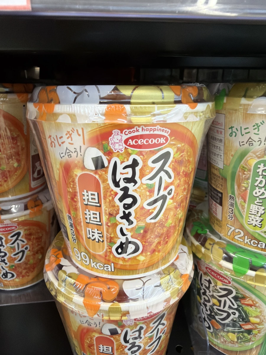 Acecook 擔擔味春雨杯湯 (Soup Harusame)