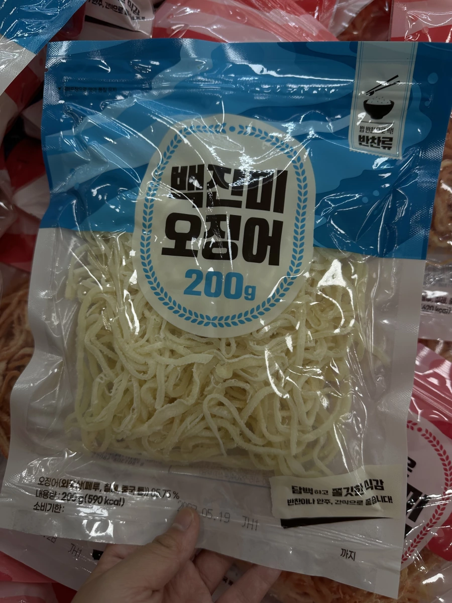 韓國白絲魷魚絲
