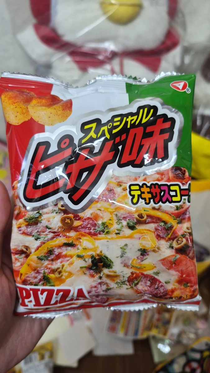 日本松山製菓 Texas Corn 德州玉米脆球（披薩口味）