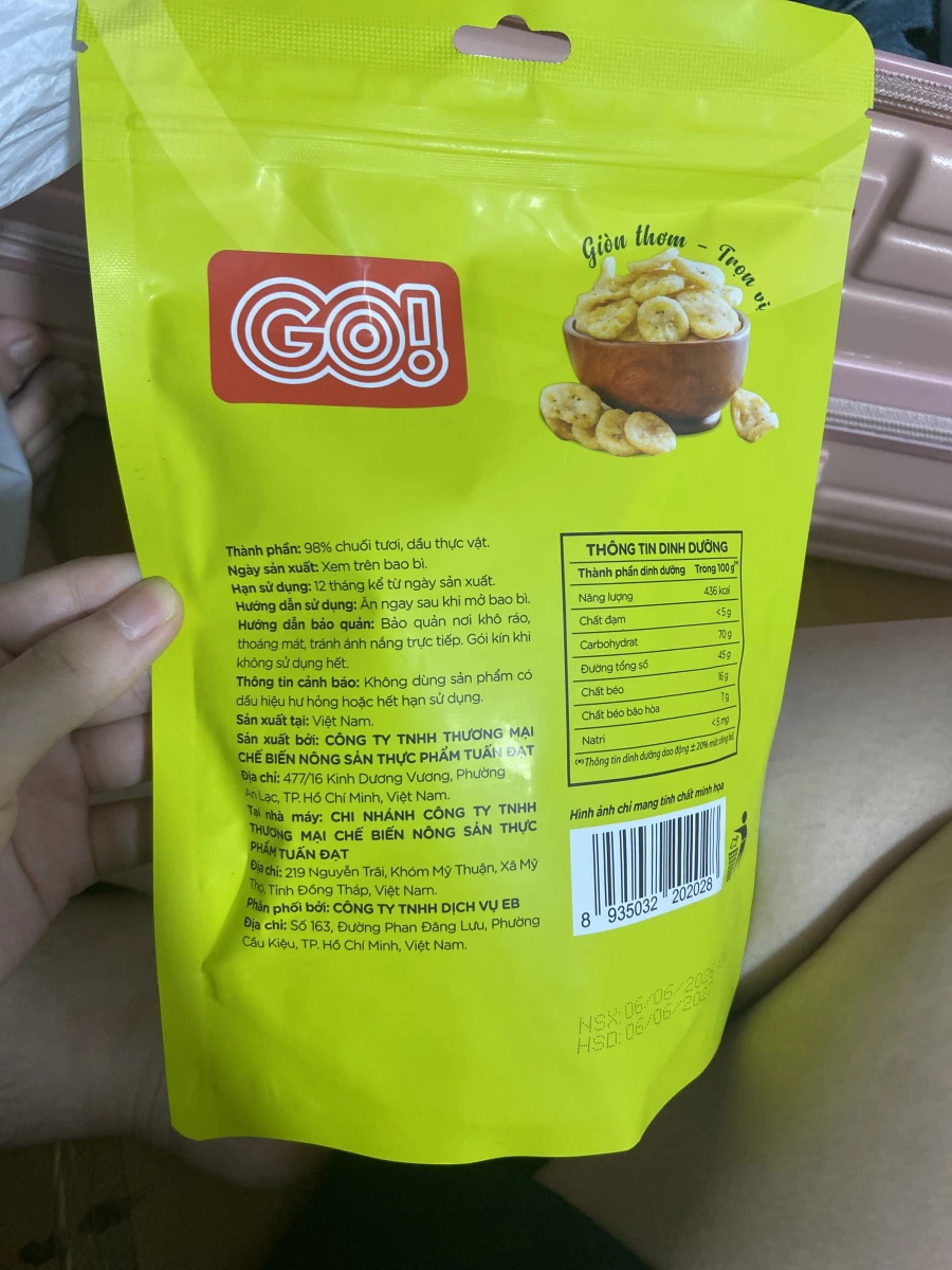 越南 GO! 香蕉脆片 (Banana Chips)