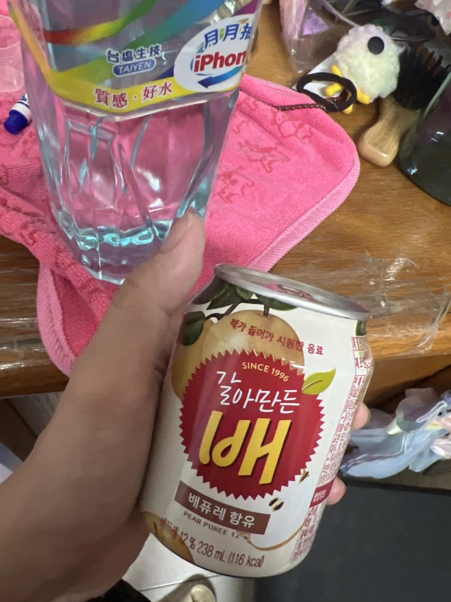 韓國 IdH 梨子汁、台鹽生技礦泉水