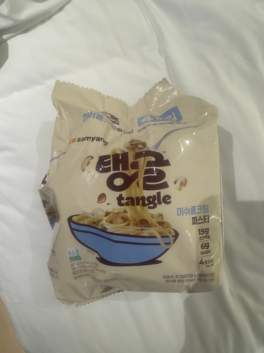 三養 Tangle 蘑菇奶油義大利麵
