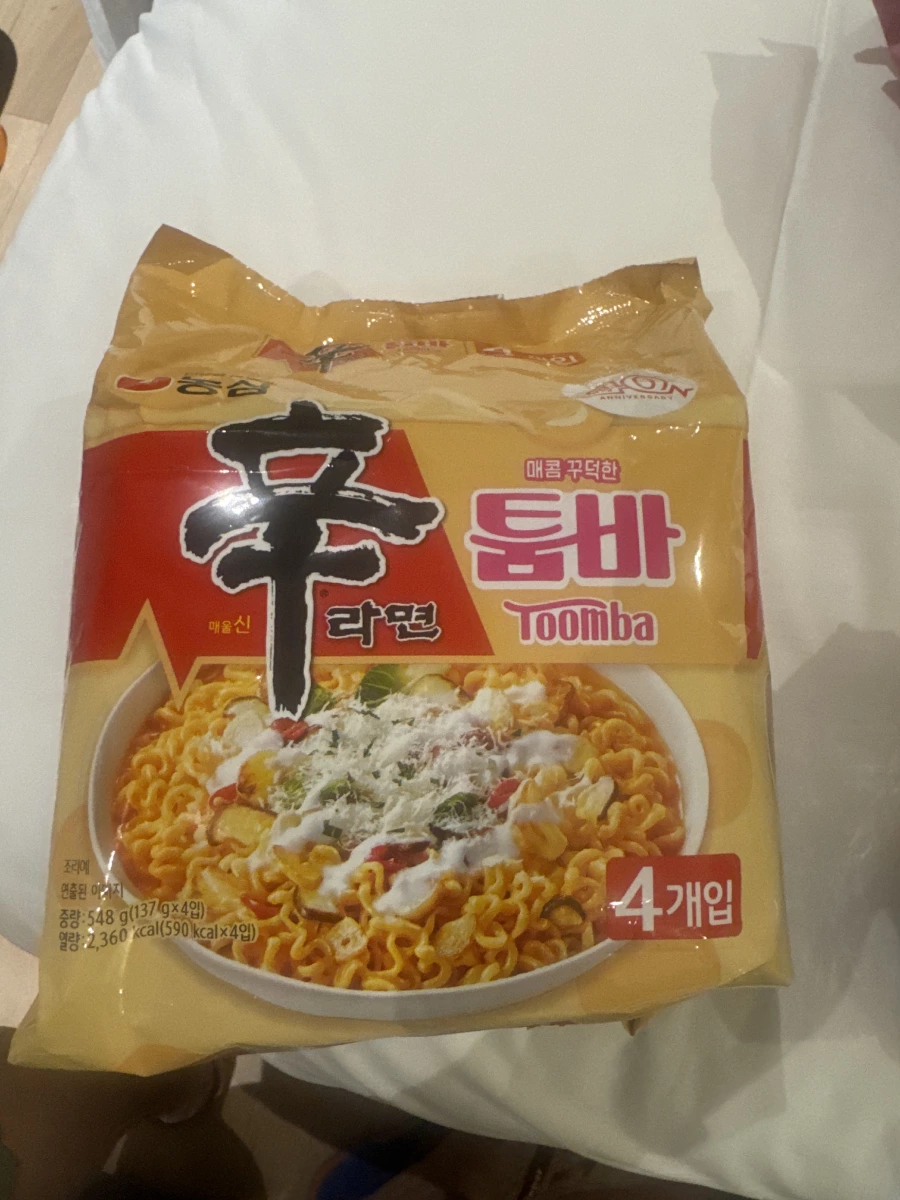 農心辛拉麵 Toomba 奶油風味 (4入裝)